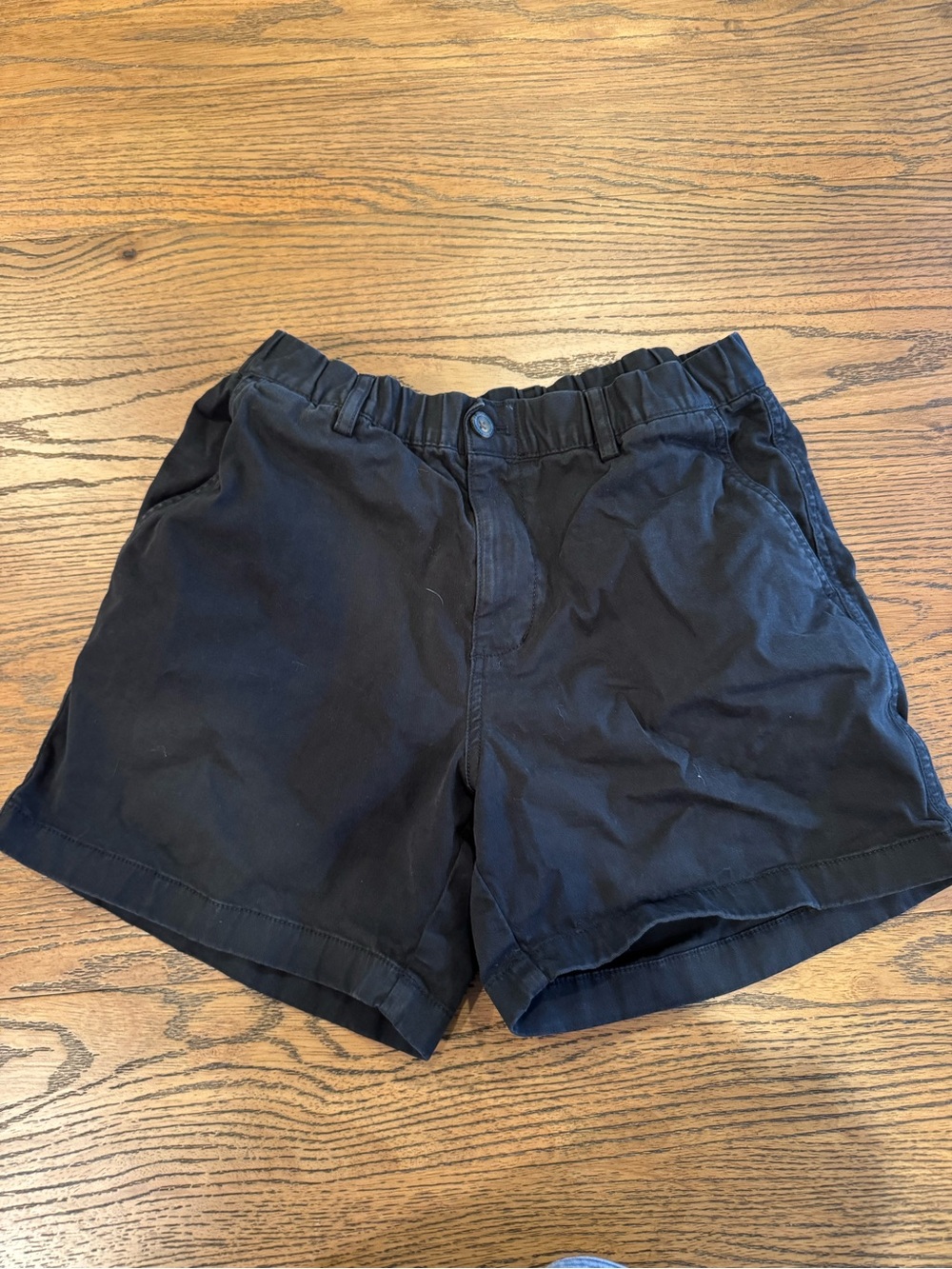 Women's Black Elastic-Waist Bermuda Shorts